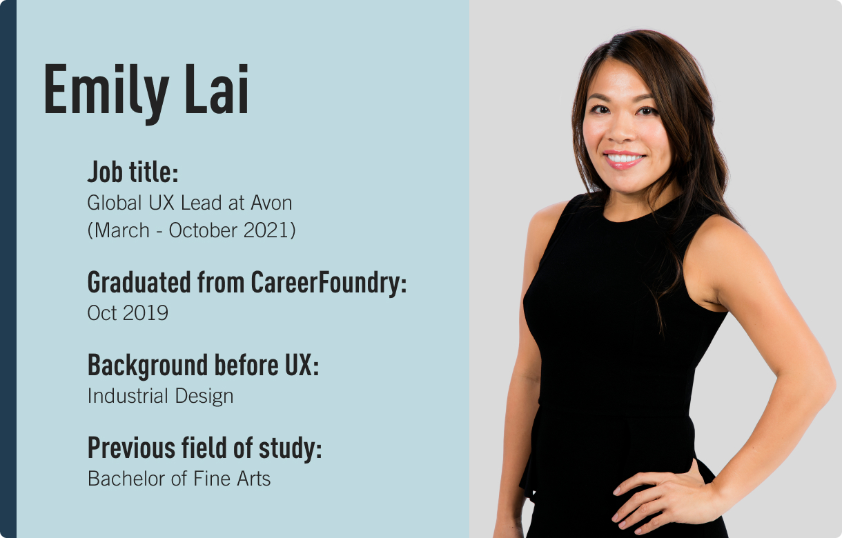 Emily Lai, service design director and CareerFoundry graduate